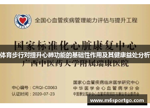 体育步行对提升心肺功能的基础性作用及其健康益处分析